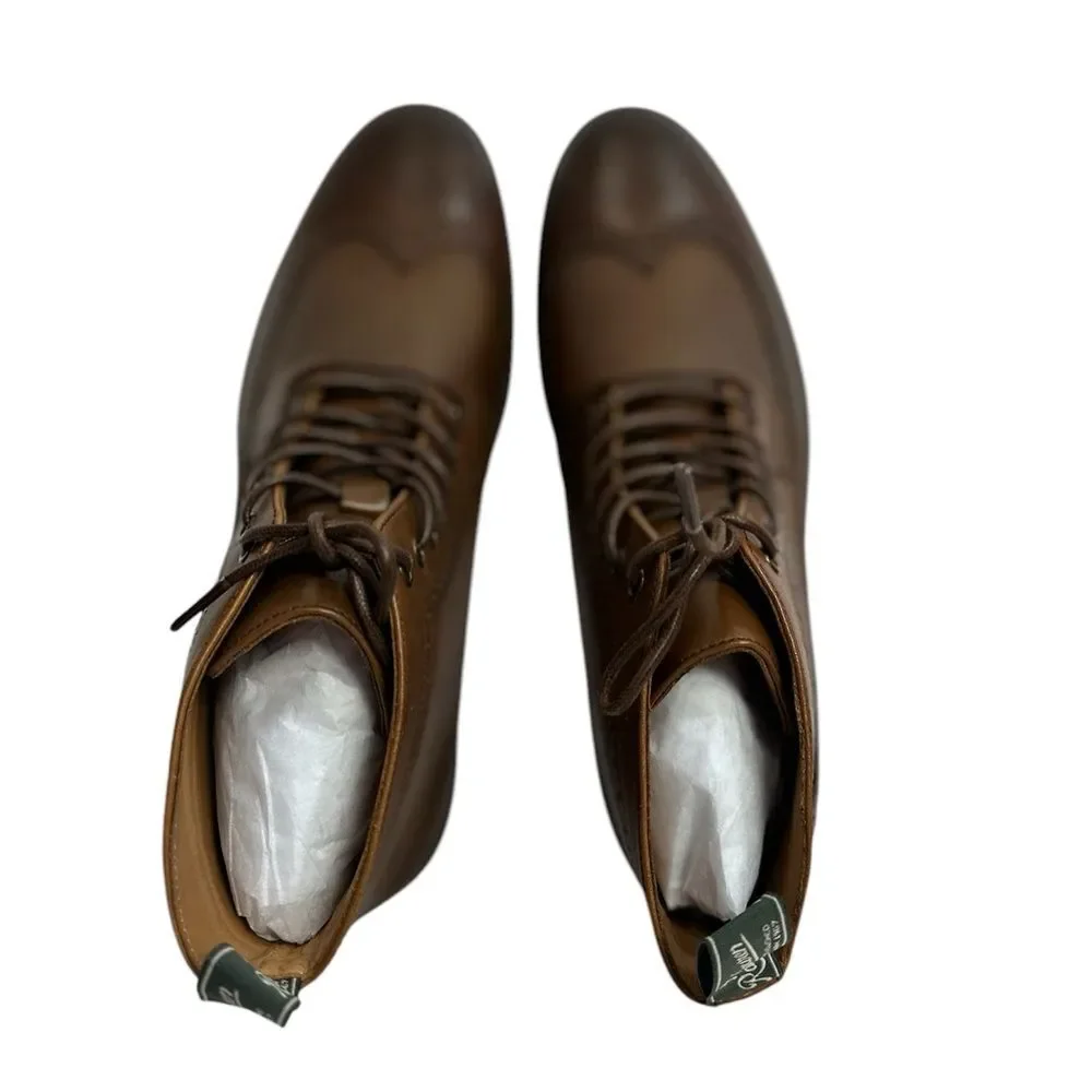 Polo Ralph Lauren Men's Asher Leather‎ Wingtip Boots, SIZE 11